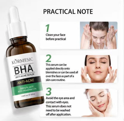 2% Salicylic Acid Liquid Exfoliant: Targets Acne, Clogged Pores, and Blackheads with Fast Anti-Inflammatory Action.