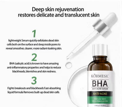2% Salicylic Acid Liquid Exfoliant: Targets Acne, Clogged Pores, and Blackheads with Fast Anti-Inflammatory Action.