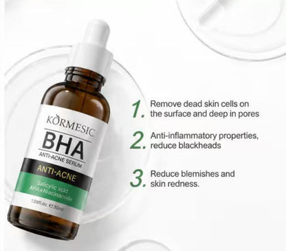 2% Salicylic Acid Liquid Exfoliant: Targets Acne, Clogged Pores, and Blackheads with Fast Anti-Inflammatory Action.